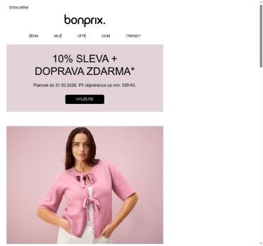 Už neotálejte: sleva 10 % a doprava zdarma