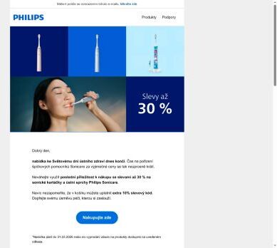 🦷 POSLEDNÍ ŠANCE: Slevy až 30 % na Philips Sonicare brzy vyprší