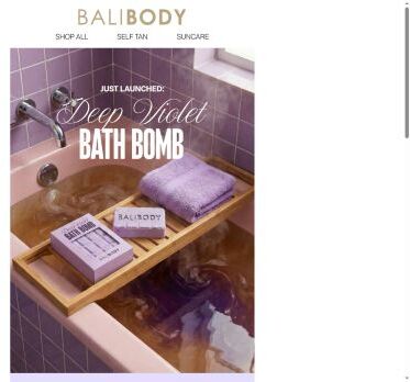 JUST LAUNCHED: Deep Violet Bath Bomb 🛁