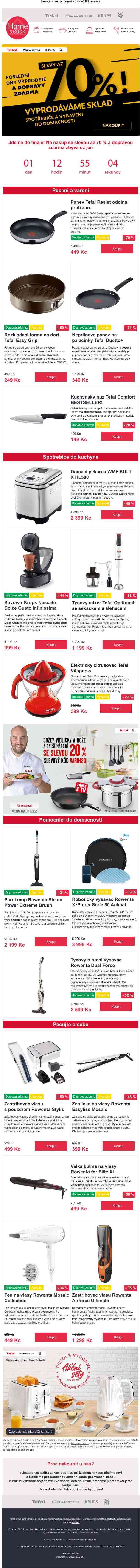 ⏰ 70% slevy UŽ JEN DEN!