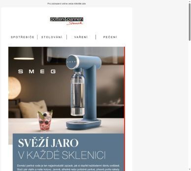 Perlivá voda doma za pár vteřin.