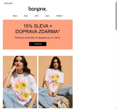 Dnes exkluzivně: 15% sleva + doprava ZDARMA