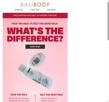 Face Tan Milk vs Body Milk🥛