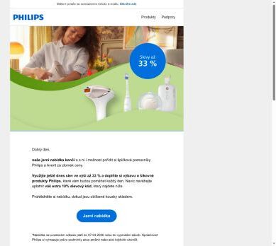 🌼 Jarní nabídka je u konce - využijte slev ve výši až 33 %