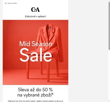 Mid Season Sale: sleva až 50% právě teď v aplikaci!