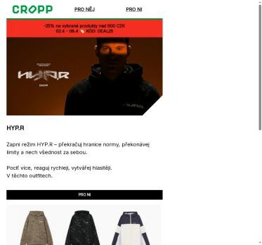 Aktivuj HYP.R režim 💪