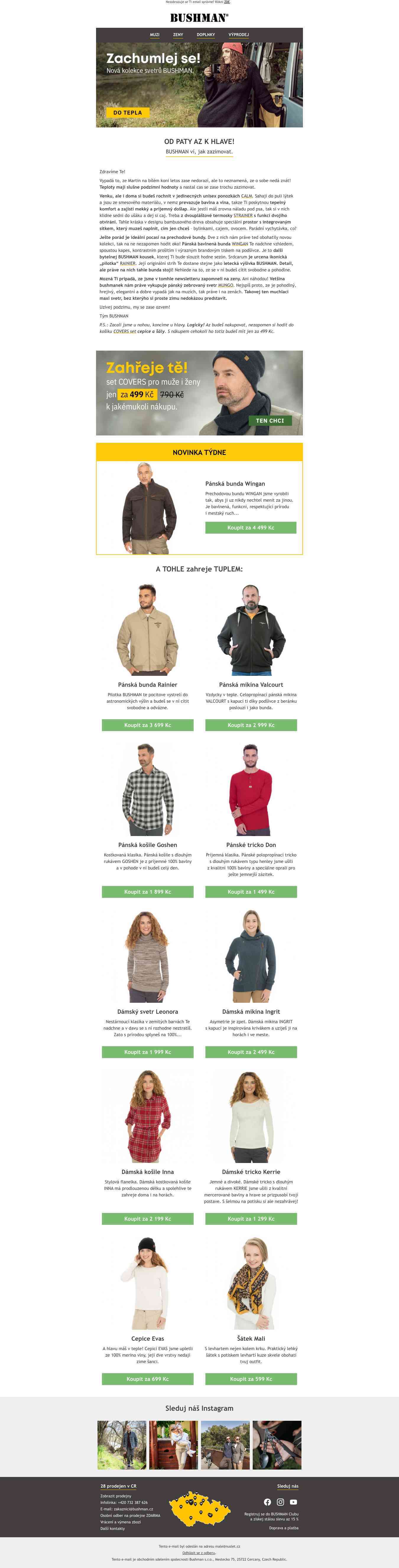 Nové kolekce od The North Face a Native pro chladné dny! ❄️