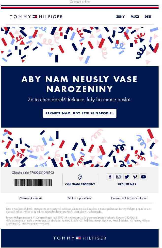 Rádi bychom to s vámi oslavili