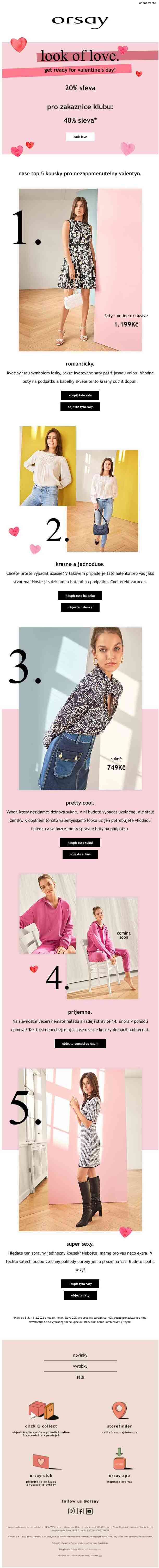 slevy až do 40% | look of love 💝