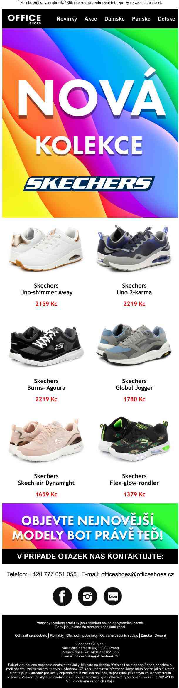 Objevte nové modely bot značky SKECHERS!👟💙