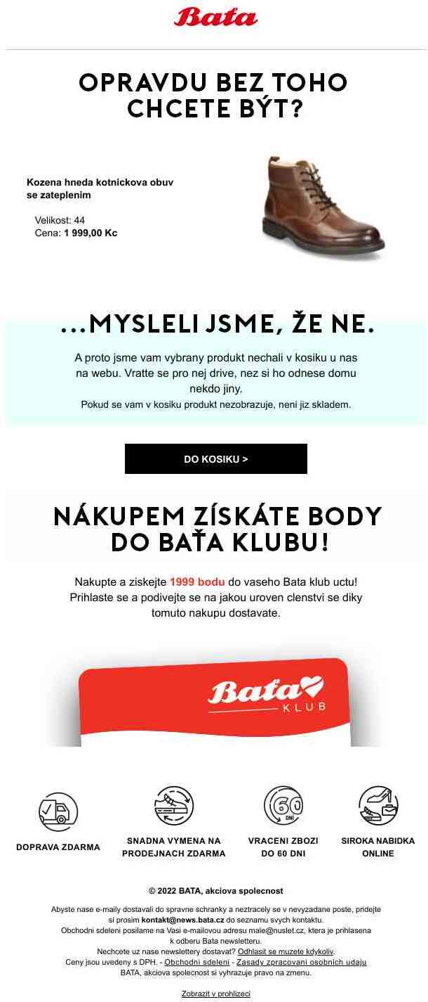 Dokončete svůj nákup. Čeká na vás v košíku >