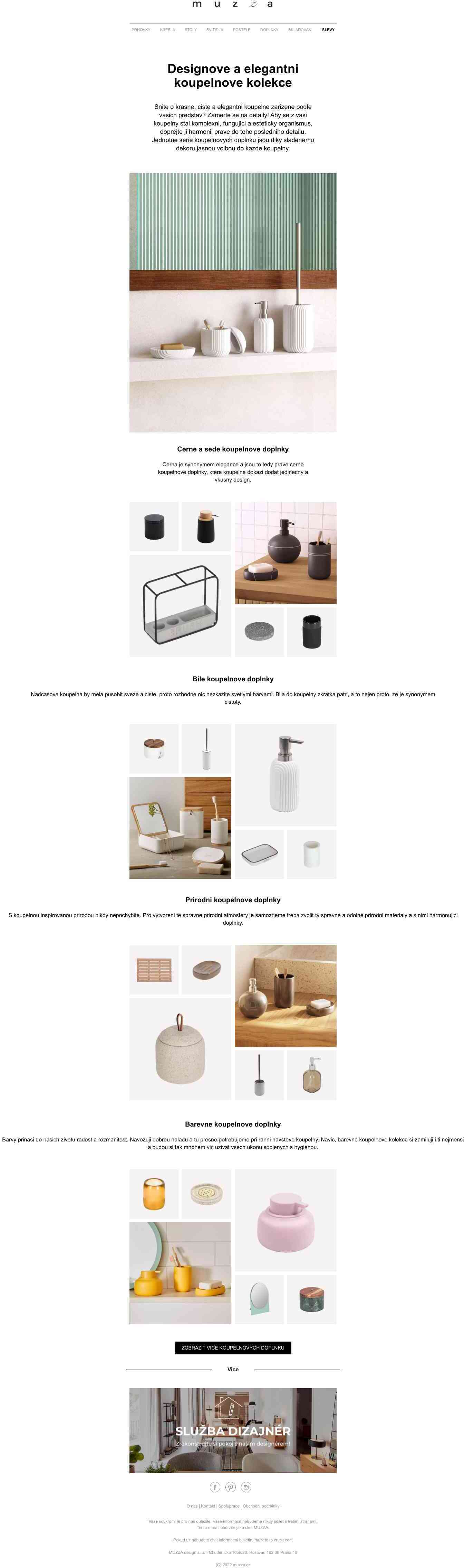 ✨ Designové a elegantní koupelnové kolekce