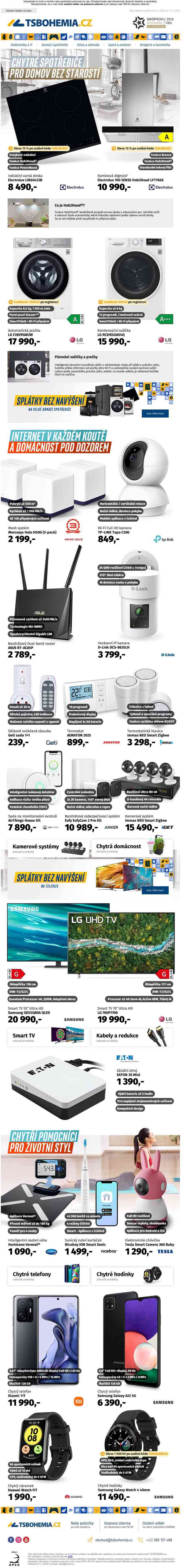Domácnost plná chytrých spotřebičů