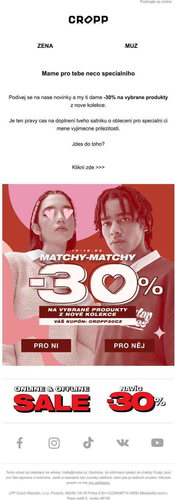 MATCHY-MATCHY ❤️-30% na vybrané produkty z nové kolekce