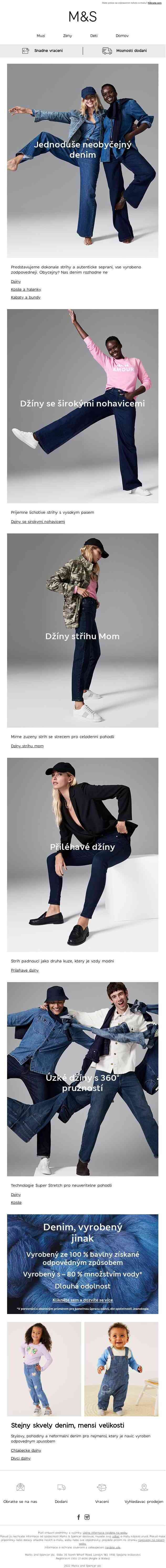 Jednoduše neobyčejný denim