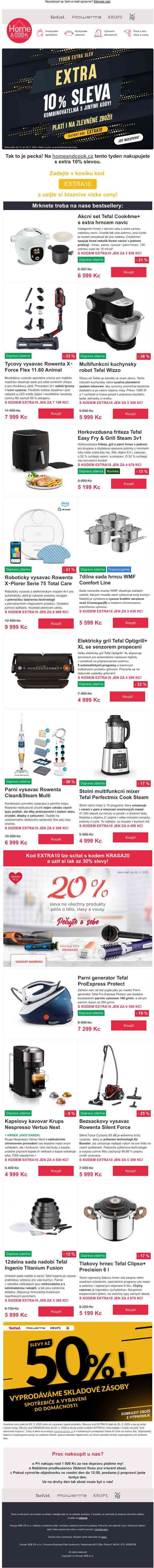 ⚠️ Extra 10% sleva s kódem EXTRA10