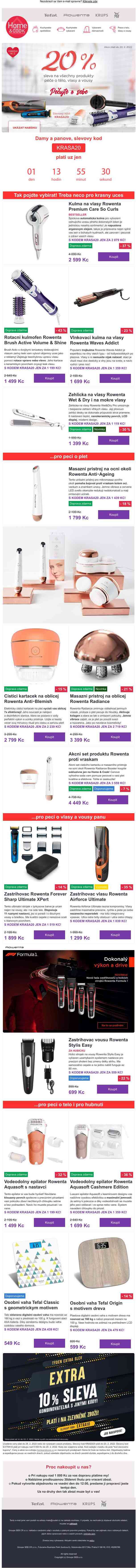 UŽ JEN DO ZÍTRA! 📅 20% sleva