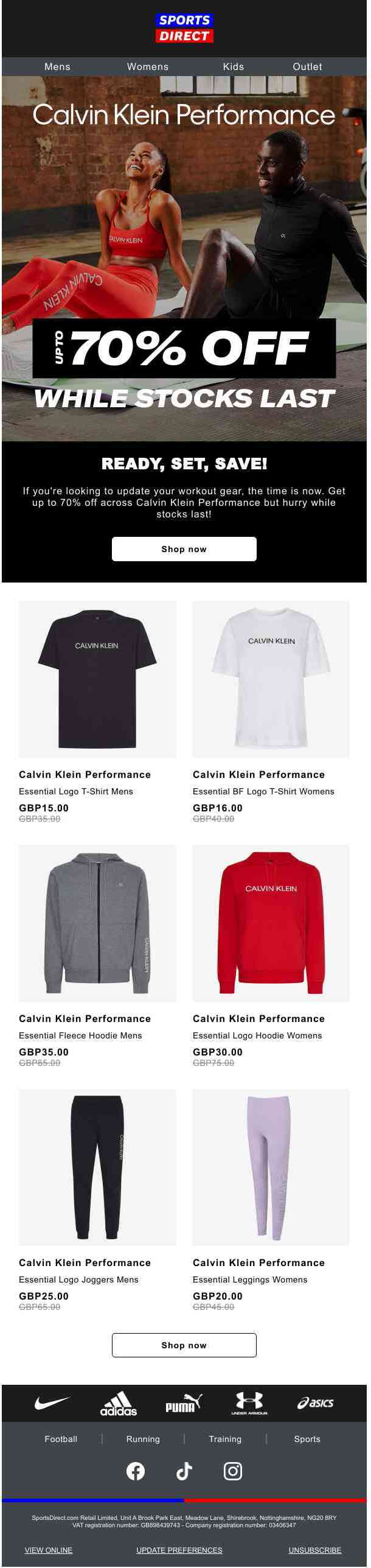 UP TO 70% OFF Calvin Klein is here ⚡🚨