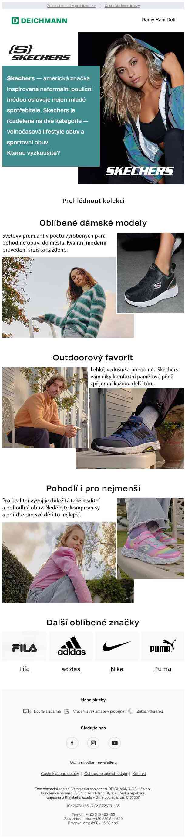 Skechers — obuv pro aktivní život.