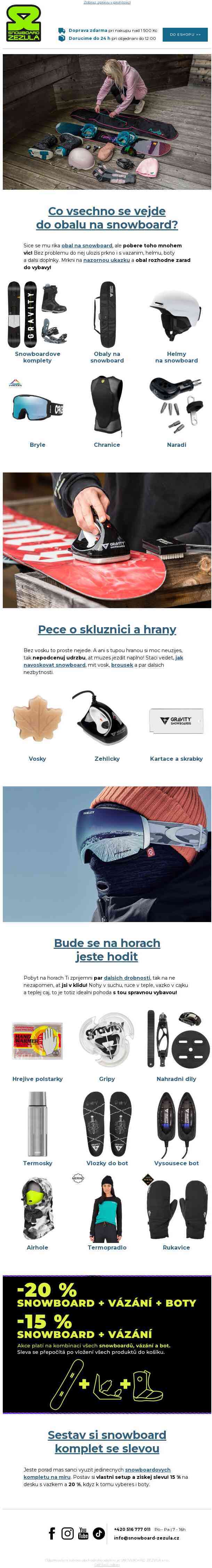 Jedeš na hory? Dolaď výbavu🏔️