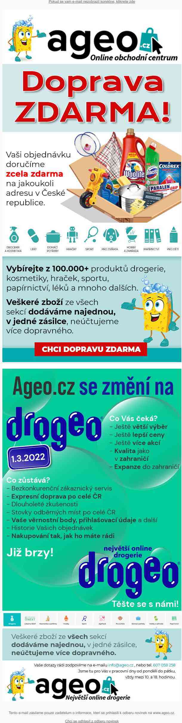 Poslední možnost! DOPRAVA ZDARMA!