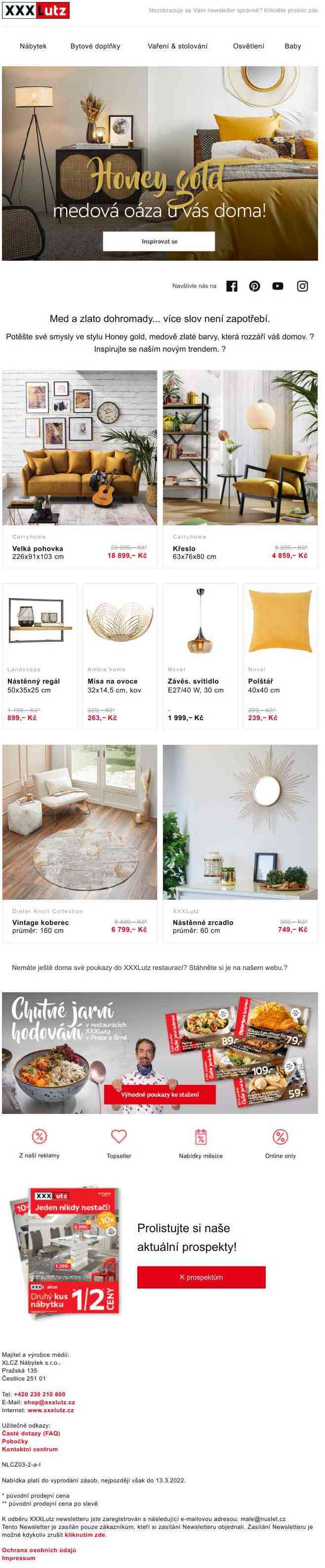 Honey gold trend - inspirujte se! 🍯