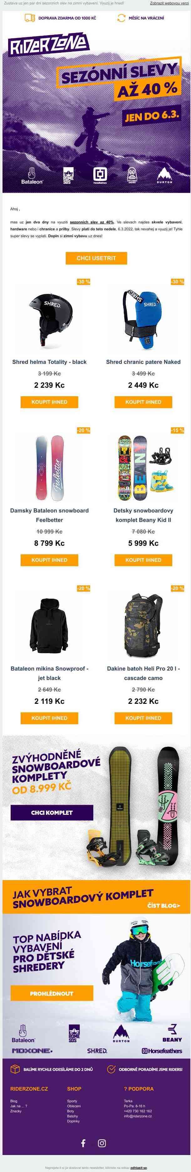 40% slevy jsou v plném proudu!