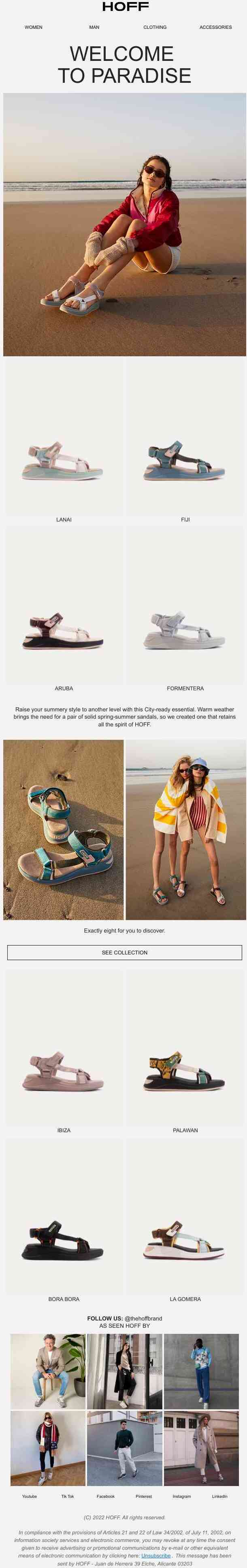 SANDALS. OUR WAY | DISCOVER ISLAND COLLECTION