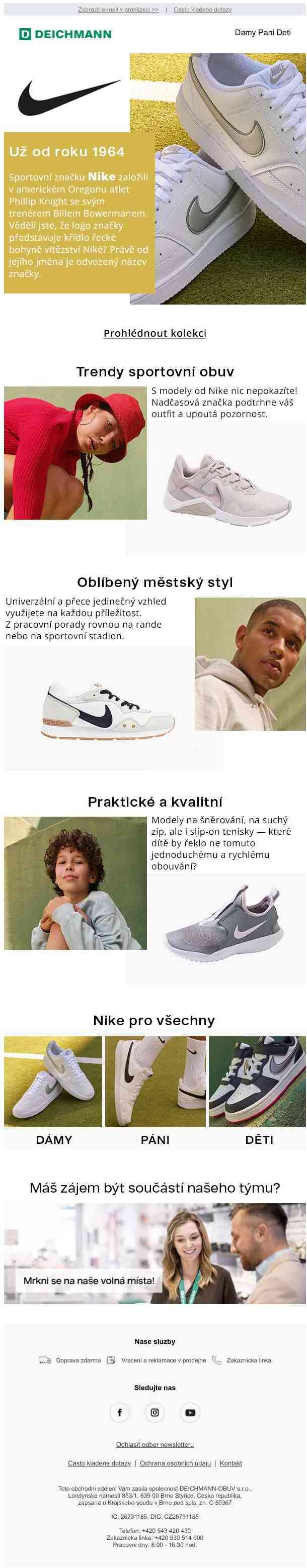 Značka Nike — víc než jen sportovní obuv!