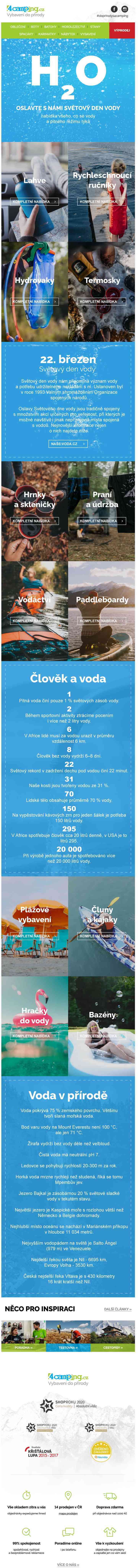 ➡ H2O - speciál ke dni vody