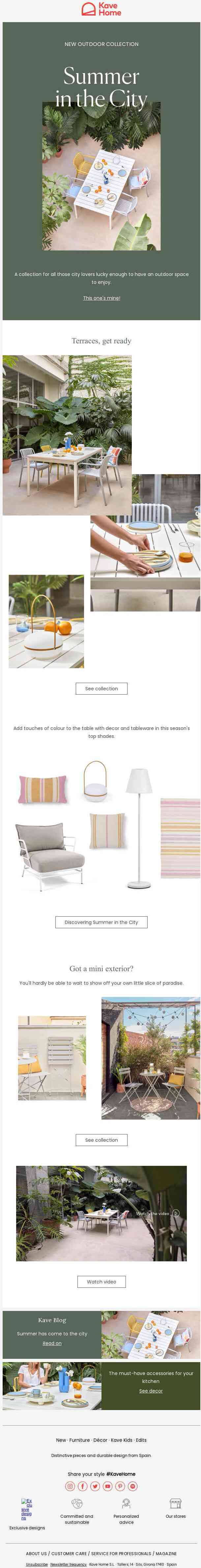 A collection designed for urbanites | The New Outdoor Collection