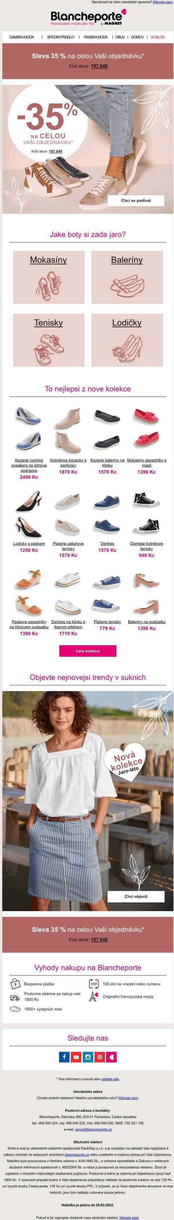 Jaro není jen o novém oblečení → jarní obuv