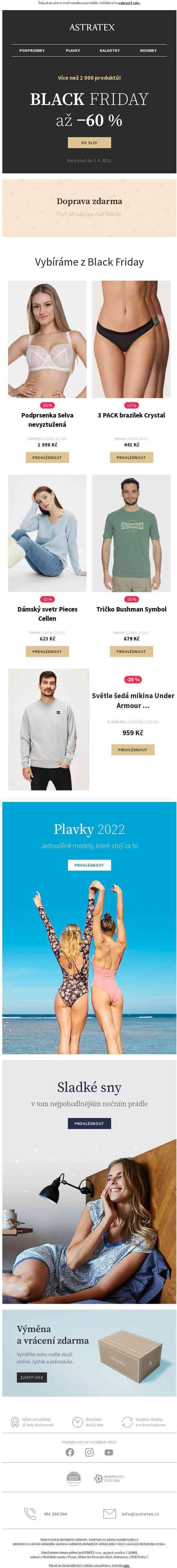 Poctivý Black Friday se slevami až 60 % právě začal.