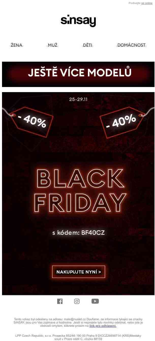 💰 využijte SLEVU -15 % při nákupu nad 300 Kč. Platí jen do neděle!
