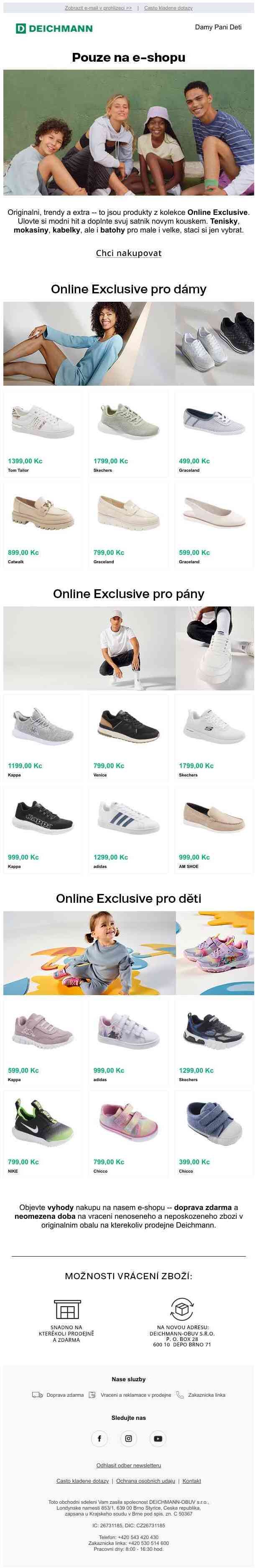 Limitovaná kolekce Online Exclusive >>