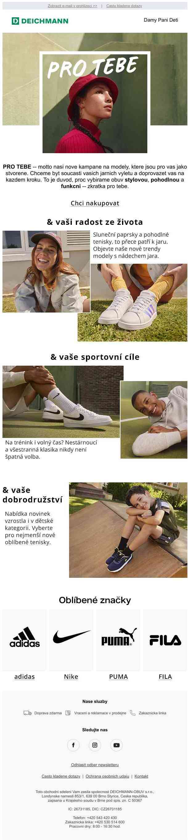 PRO TEBE – užij si okamžik v TOP teniskách!