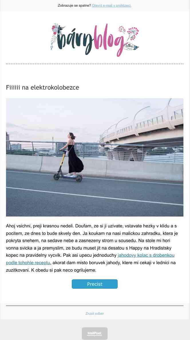 Nový článek na webu baryblog.cz