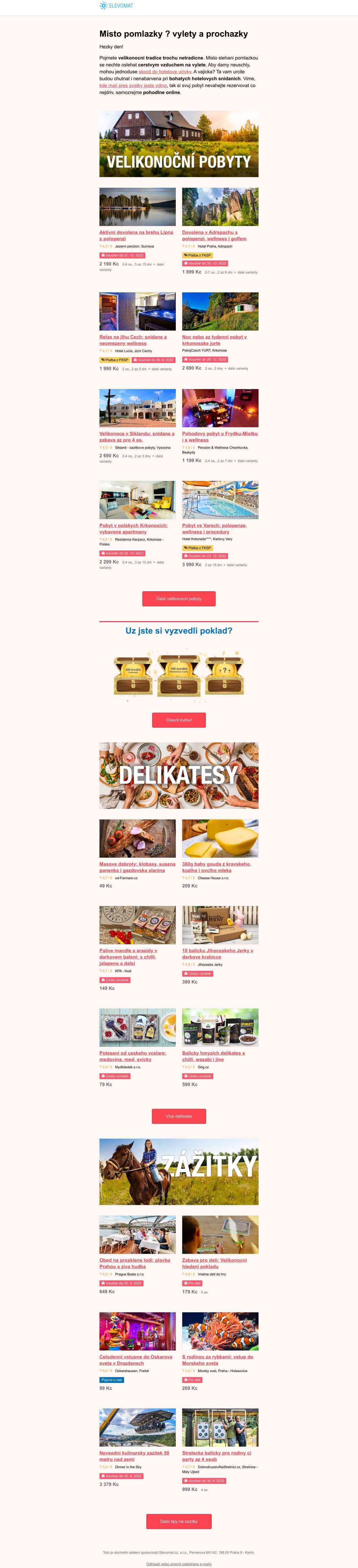 Rezervujte si svou dovolenou ještě dnes 📆
