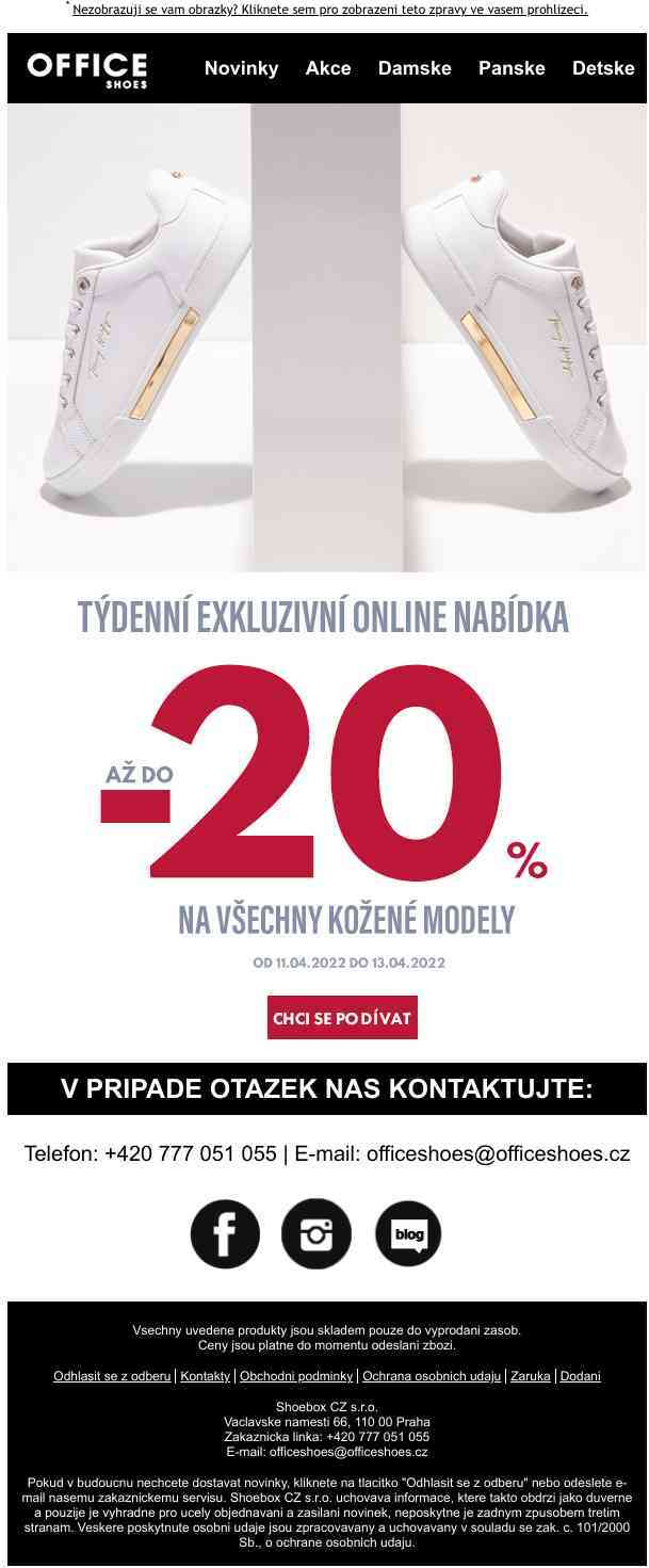 Všechny kožené modely ve slevě až do -20% !!!😍👟