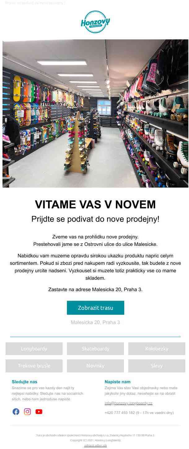 ✨Otevřeli jsme novou prodejnu