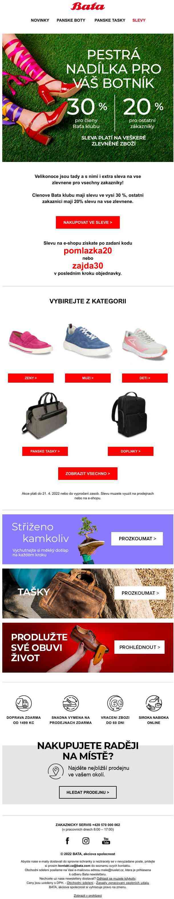 Velikonoční nadílka u Bati >