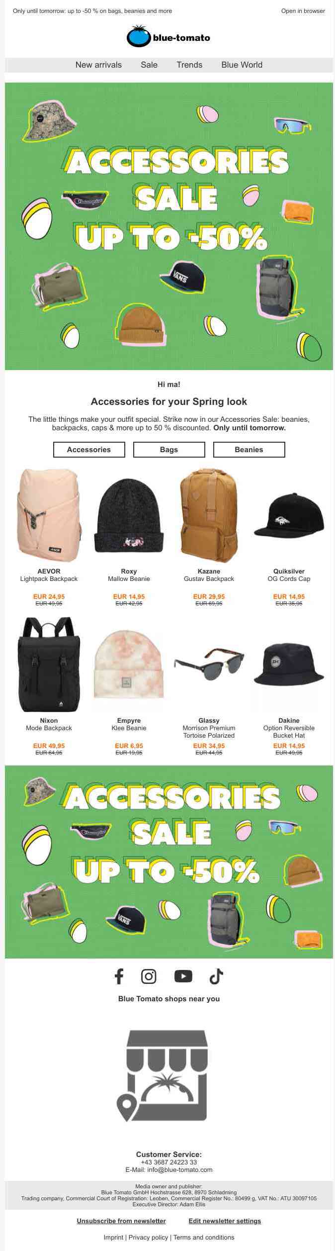 Little accessories, big discounts!