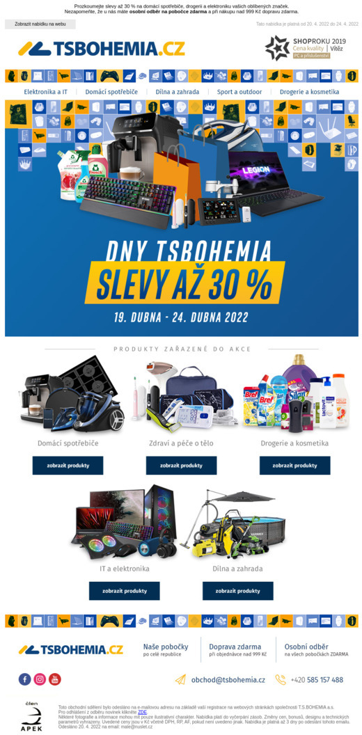 TSBOHEMIA sleva až 30 %