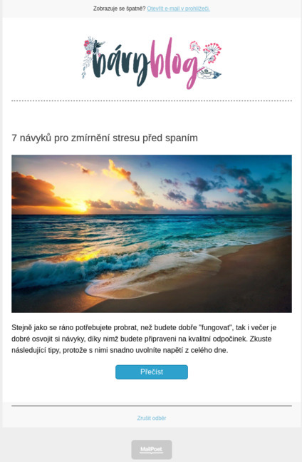 Nový článek na webu baryblog.cz