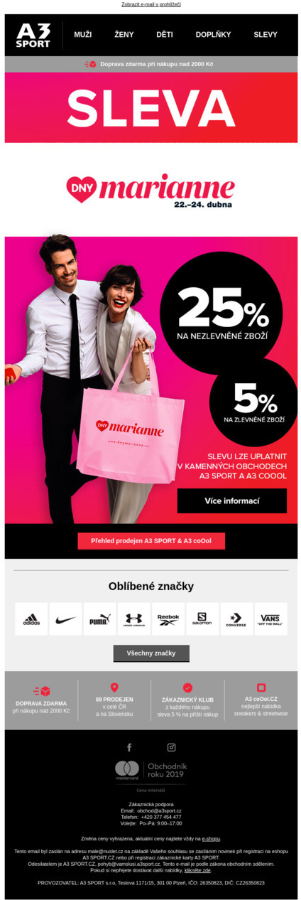 DNY MARIANNE: Největší nákupní akce je tady!