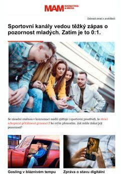 Digitální reklama je hrozbou – Goslingovo bláznivé tempo – Gen Z ignoruje sportovní přenosy