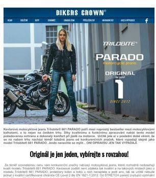 Trilobite® 661 Parado - nejžádanější moto jeans posledních let