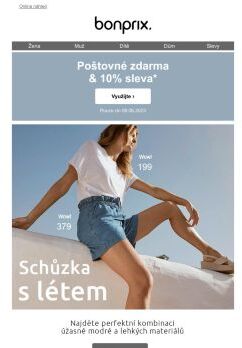 10% sleva + poštovné zdarma | Nové outfity na léto