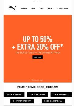 Up To 50% OFF* + An EXTRA 20%* OFF