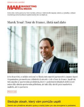 MAM aktualita - Marek Tesař: Tour de France, žlutá nad zlato